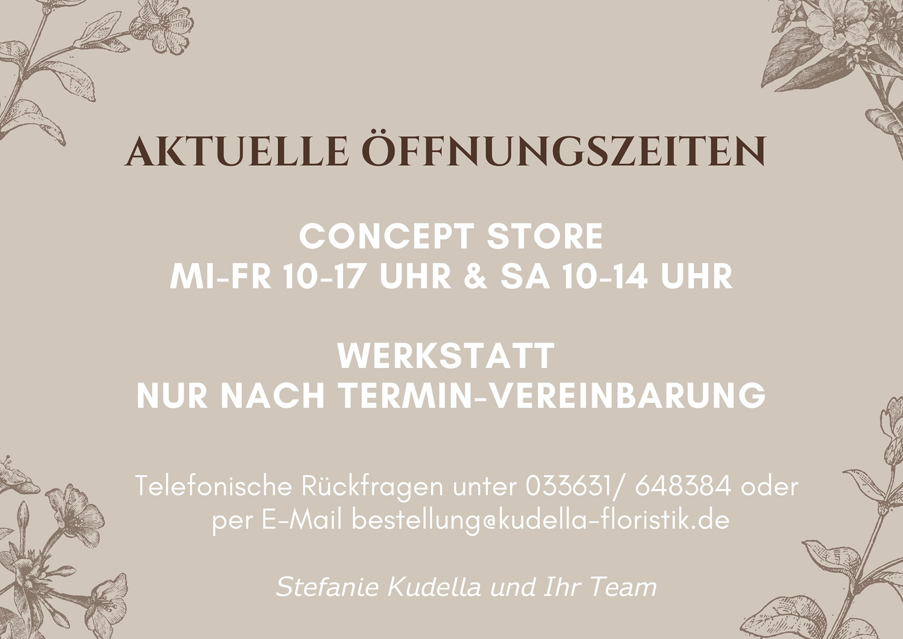 Kudella Floristik Herbst
